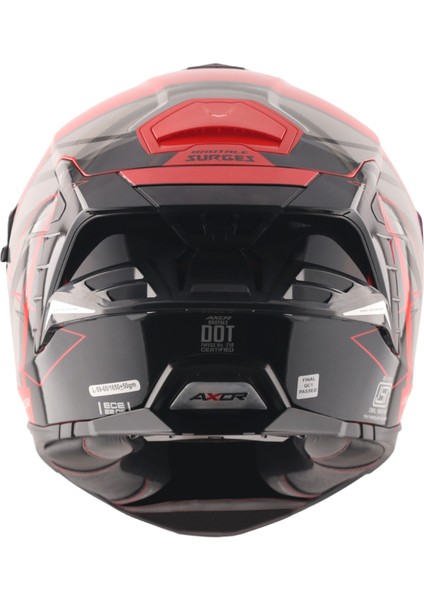 Brutale Surges Kask Black Red - Pinlock Dahil fırsatları