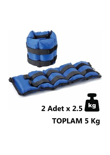 ckspor 2,5 kg x 2 adet el ayak bilek ağırlığı kum torbası kas ağırlık seti fiyatları