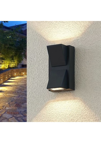 Elektrikle Çalışır, 3000 Kelvin Günışığı 6 Watt LED Aplik, Bahçe, Balkon, Banyo, Teras, Duvar Aplik indirimleri