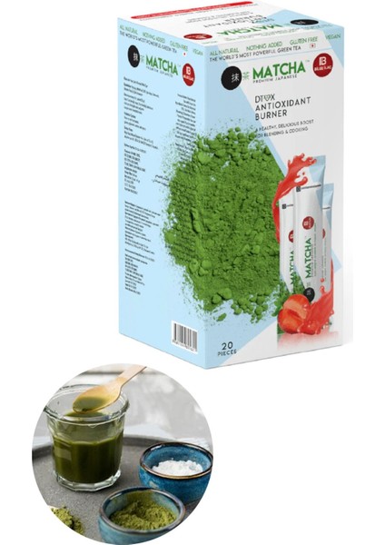 Matcha Çayı Çilek Aromalı Detox (1 Kutu ) fiyatları
