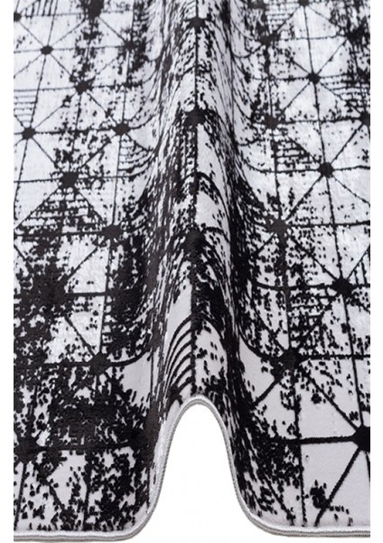 Poem PM06 Siyah Modern Desen Halı modelleri