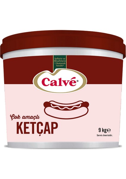 - Ketçap Kova (1 x 9 Kg) Calve 12