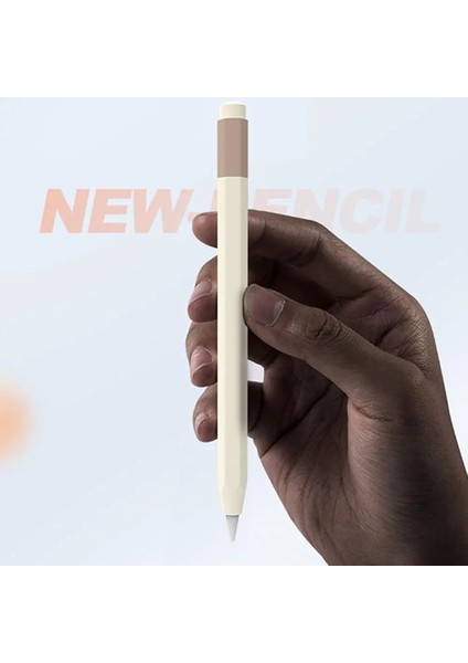 Apple Pencil Için (Usb-C) Kaymaz Silikon Koruyucu Kılıf Kapasitif Stylus Kalem Anti-Damla Kapak-Açık Kahve (Yurt Dışından) fırsatları