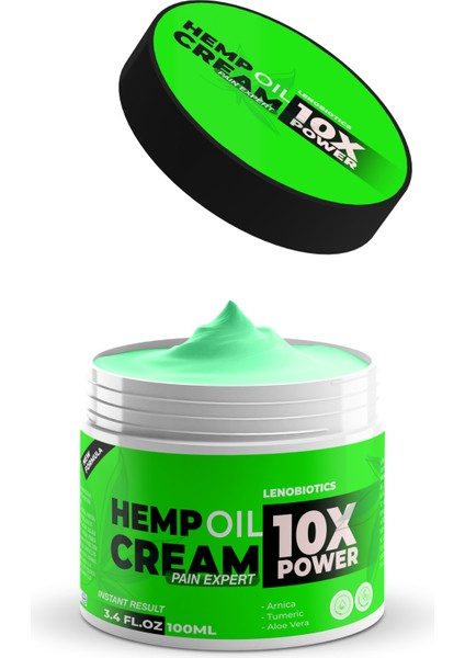 hemp oil cream: 10x power kas kremi - 100ml