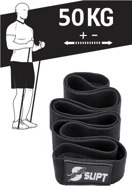 50 kg Çift Sert Loop Direnç Bandı / Barfiks Lastiği Süper Loop Bandı