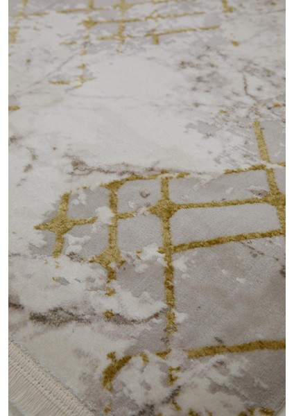 Çam Halı Norm 6206 Sarı Romans Halı Modern Desenli Makine Halısı modelleri