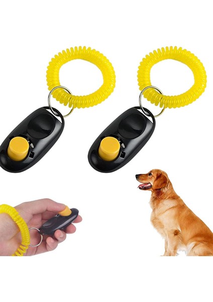 Taşınabilir Köpek Ürünleri Köpek Eğitim Ürünü Köpek Çağırıcı Anahtarlık Clicker Köpek Çiş Pedi