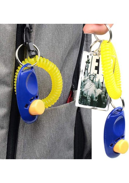 Taşınabilir Köpek Ürünleri Köpek Eğitim Ürünü Köpek Çağırıcı Anahtarlık Clicker Köpek Çiş Pedi indirimleri