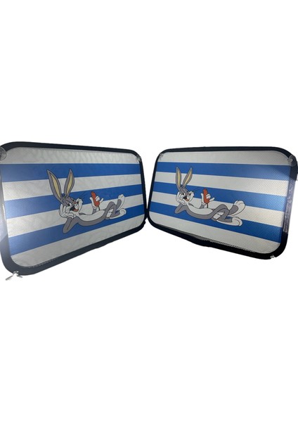 Baskılı Yan Cam Perde Aksesuar ’bugs Bunny’ (Tüm Otolara Uygundur.)
