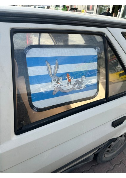 Baskılı Yan Cam Perde Aksesuar ’bugs Bunny’ (Tüm Otolara Uygundur.) fiyatları