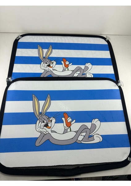 Baskılı Yan Cam Perde Aksesuar ’bugs Bunny’ (Tüm Otolara Uygundur.) modelleri
