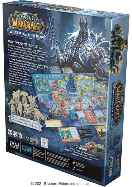 Z-Man Games | Pandemic: Wrath Of The Lich King | Board Game | Ages 14+ | 1 To 5 Players | 45-60 Min modelleri