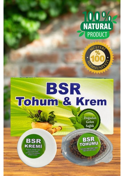 Bsr Tohum - Krem Bitkisel Hmrd Seti 2 Li Bsr Kremi