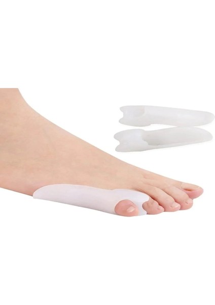 Ayak Parmak Bunyonu Ayak Serçe Parmağı Ayırıcı Bunyon 1 Çift Kemik Koruyucu Silikon