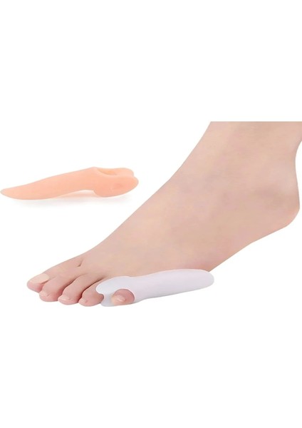 Ayak Parmak Bunyonu Ayak Serçe Parmağı Ayırıcı Bunyon 1 Çift Kemik Koruyucu Silikon modelleri