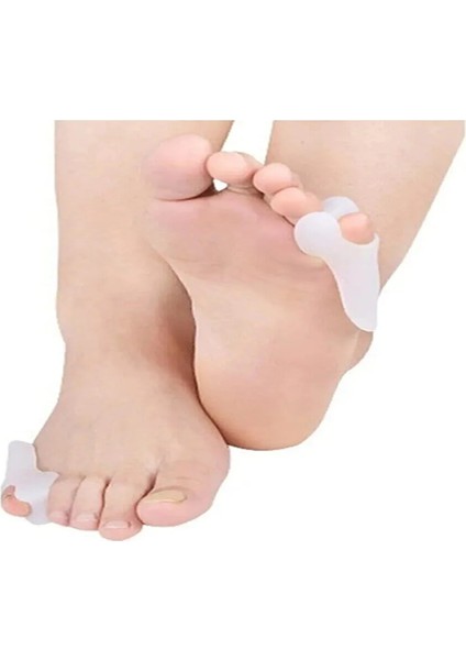 Ayak Parmak Bunyonu Ayak Serçe Parmağı Ayırıcı Bunyon 1 Çift Kemik Koruyucu Silikon indirimleri
