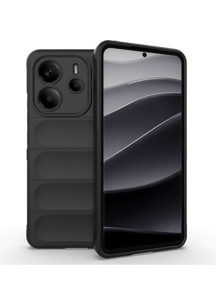 Redmi Note 14 4g Kılıf Kolay Tutum Sağlayan Yapılı ve Içi Kadife Dolgulu Tpu Premium Silikon Kapak Rcv/etnik