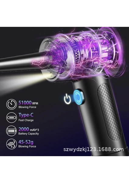 Elektrikli Toz Üfleyici, Bilgisayar Klavyesi Temizleme Sıkıştırılmış Hava Silgisi, 2 Hız, Kablolu Hava Silgi,yeniden Kullanılabilir Silgi Sıkıştırılmış (Yurt Dışından) fiyatları