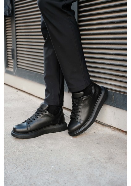 Erkek Siyah Sneaker AYAKKABI-257 fırsatları