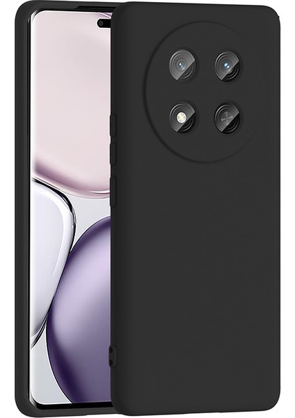 Honor Magic 7 Lite Uyumlu Kamera Korumalı Lansman Kadife Iç Yüzeyli (Şık Tasarım) Silikon Kapak