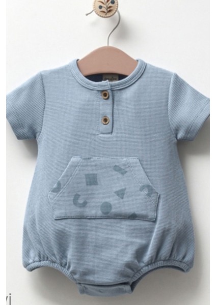 Erkek Bebek Pamuklu Waffle Kumaş Çıkarılabilir Önlük Aksesuarlı Salopet Romper Tulum fiyatları