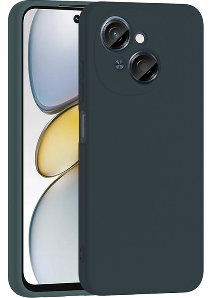 Tecno Spark Go 1 2025 Uyumlu Kamera Korumalı (Kadife Iç Yüzey) Renkli Silikon Kılıf