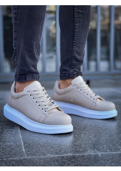 Erkek Bej Sneaker AYAKKABI-257 fırsatları
