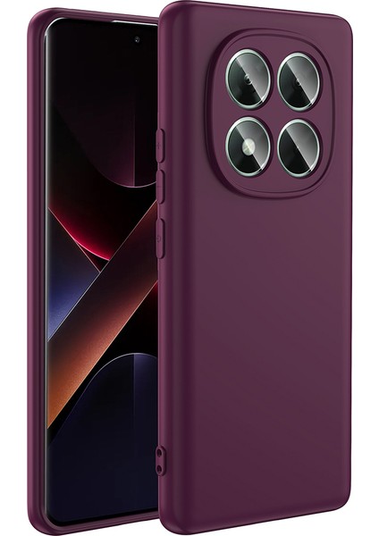 Xiaomi Poco X7 Uyumlu Kamera Korumalı Lansman Kadife Iç Yüzeyli Silikon Kapak