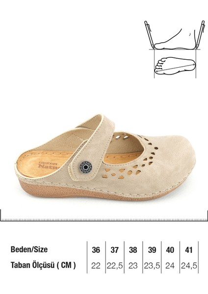 Yazlık Kadın Iç Tabanı Hakiki Deri Cırt Cırtlı Terlik fiyatları