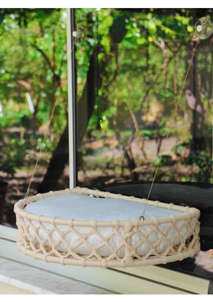 Kedi Cam Yatağı Güçlü Vantuzlu & Pencere Önü Kedi Yatağı