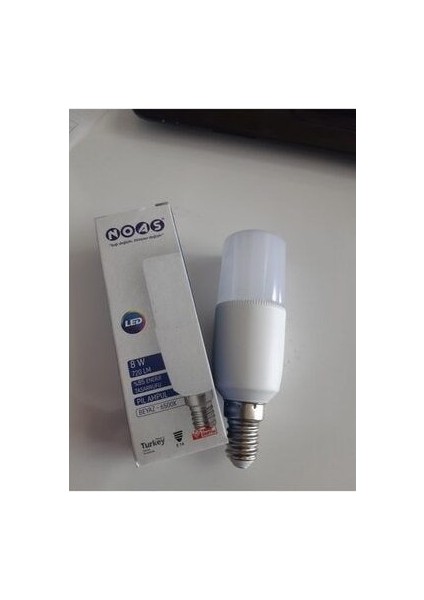 Pil Buji LED Avize Aplik Ampulü 8W E27 6500K Beyaz Işık 6 Adet fiyatları
