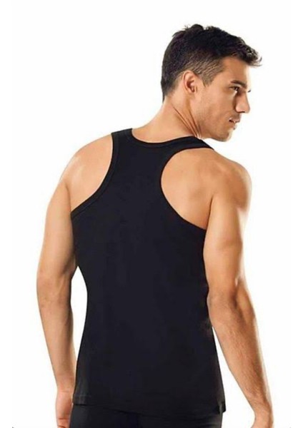 Erkek Ribana Spor Atlet %100 Pamuk 6'lı Paket