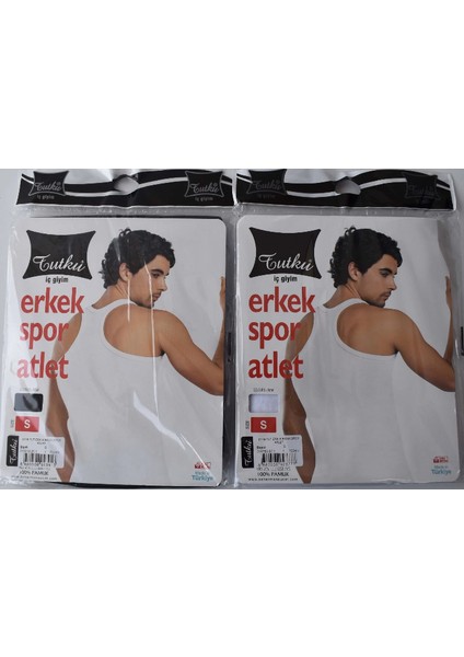 Erkek Ribana Spor Atlet %100 Pamuk 6'lı Paket modelleri