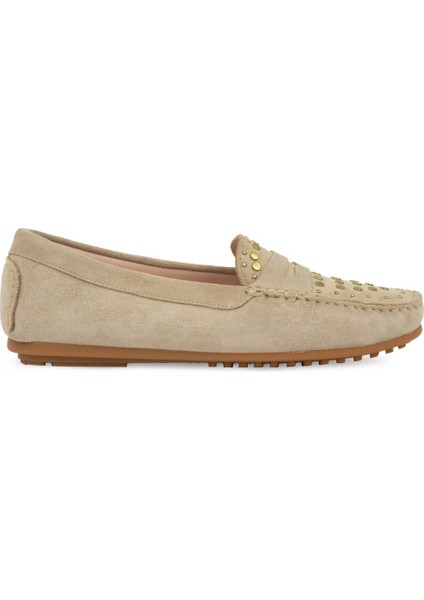 Kadın Hakiki Süet Loafer 700916