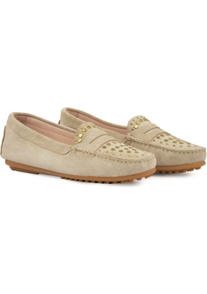 Kadın Hakiki Süet Loafer 700916 fırsatları