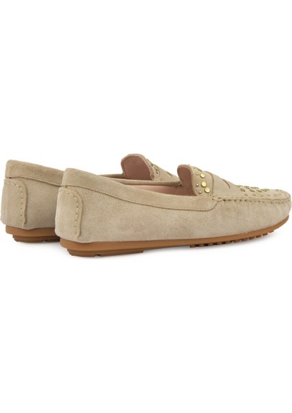 Kadın Hakiki Süet Loafer 700916