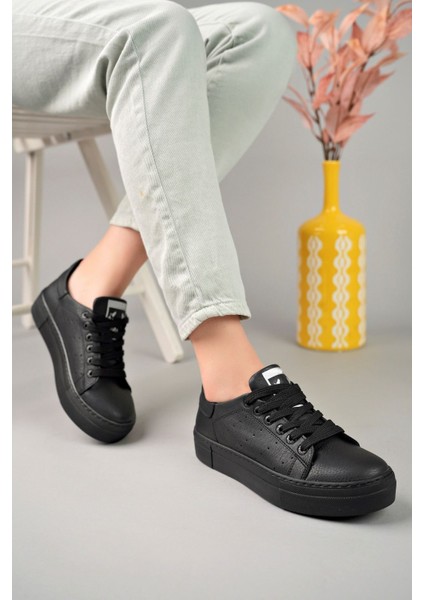 Erkek Siyah Sneaker AYAKKABI-983 modelleri