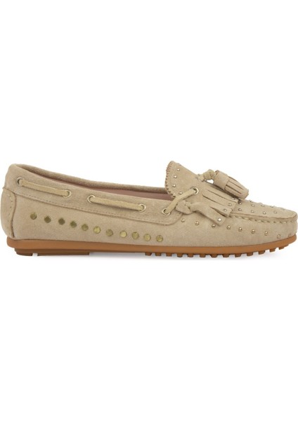 Kadın Hakiki Süet Loafer 700915