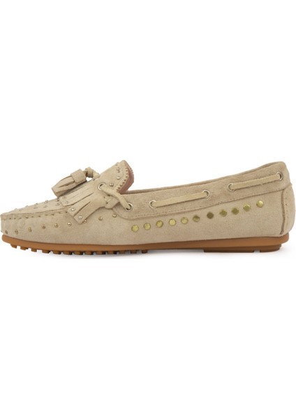 Kadın Hakiki Süet Loafer 700915 modelleri