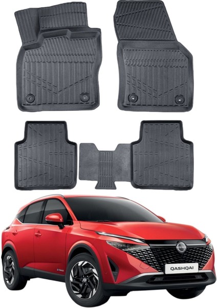 Nissan Qashqaı 2022- Uyumlu Araca Özel Lüx 4d Paspas