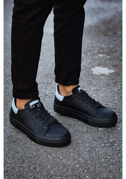 Erkek Siyah/beyaz Sneaker AYAKKABI-983 fırsatları
