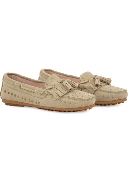 Kadın Hakiki Süet Loafer 700915 fırsatları