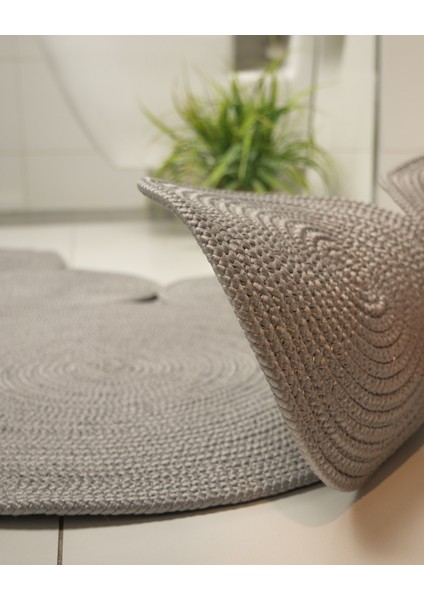 Milda 65 Jüt Hasır Örgü Modern Çift Taraflı Kilim Dekoratif Asimetrik Jüt Halı modelleri