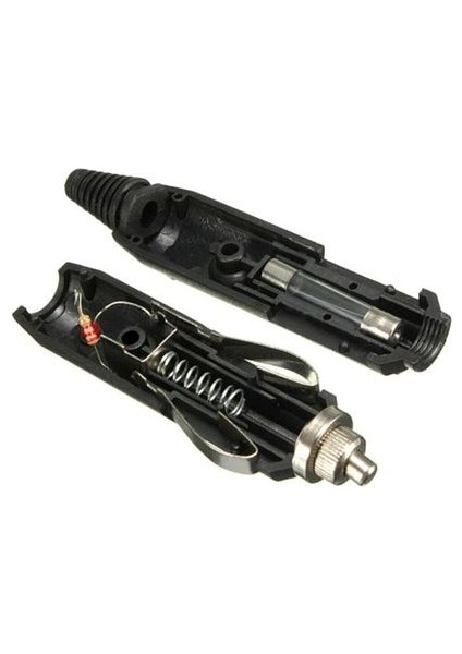 3 Adet LED Işıklı 12 Volt Sigortlalı Seyyar Motorsiklet Otomobil Araç Çakmaklık Fişi Soketi fırsatları