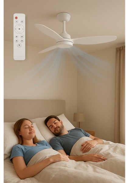 Opto HS-9303 70 W 3 Pervaneli Kumandalı Tavan Vantilatörü modelleri