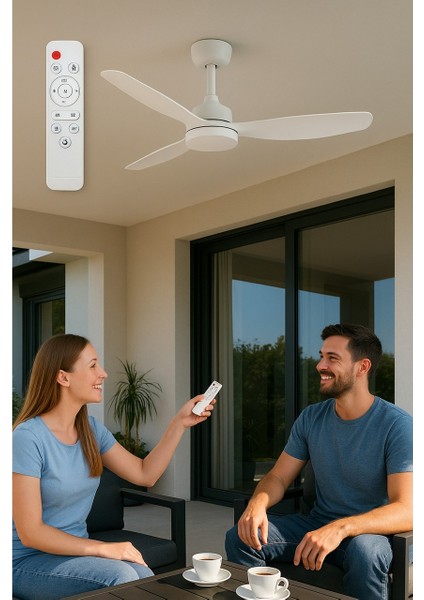 Opto HS-9303 70 W 3 Pervaneli Kumandalı Tavan Vantilatörü fırsatları