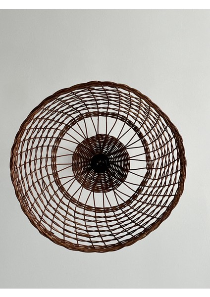 El Yapımı Hasır Rattan Avize - Dekoratif Tavan Lambası Başlığı fırsatları