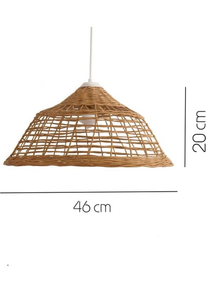El Yapımı Hasır Rattan Avize - Dekoratif Tavan Lambası Başlığı indirimleri