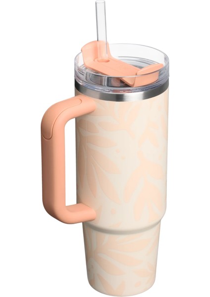 the Quencher H2.0 Flowstate Tumbler | 0,89 Litre (30 Oz) Apricot Palms Pipetli Termos fiyatları