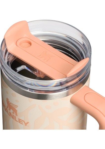 the Quencher H2.0 Flowstate Tumbler | 0,89 Litre (30 Oz) Apricot Palms Pipetli Termos modelleri